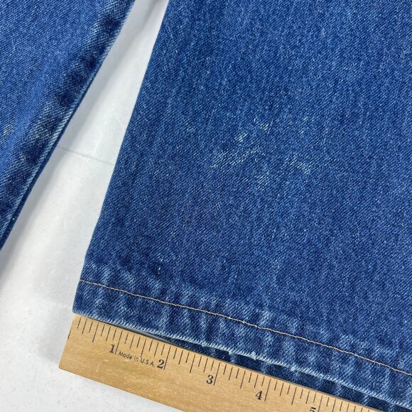 VTG 80s Calvin Klein Jeans Women's 28x29* High Rise Straight Blue Denim Tag 12 - Picture 5 of 16